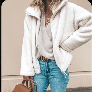 NWT Chelsea28 Wrap Cross Front Sweater